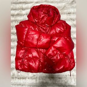 GAP Recycled Puffer Jacket - Red
